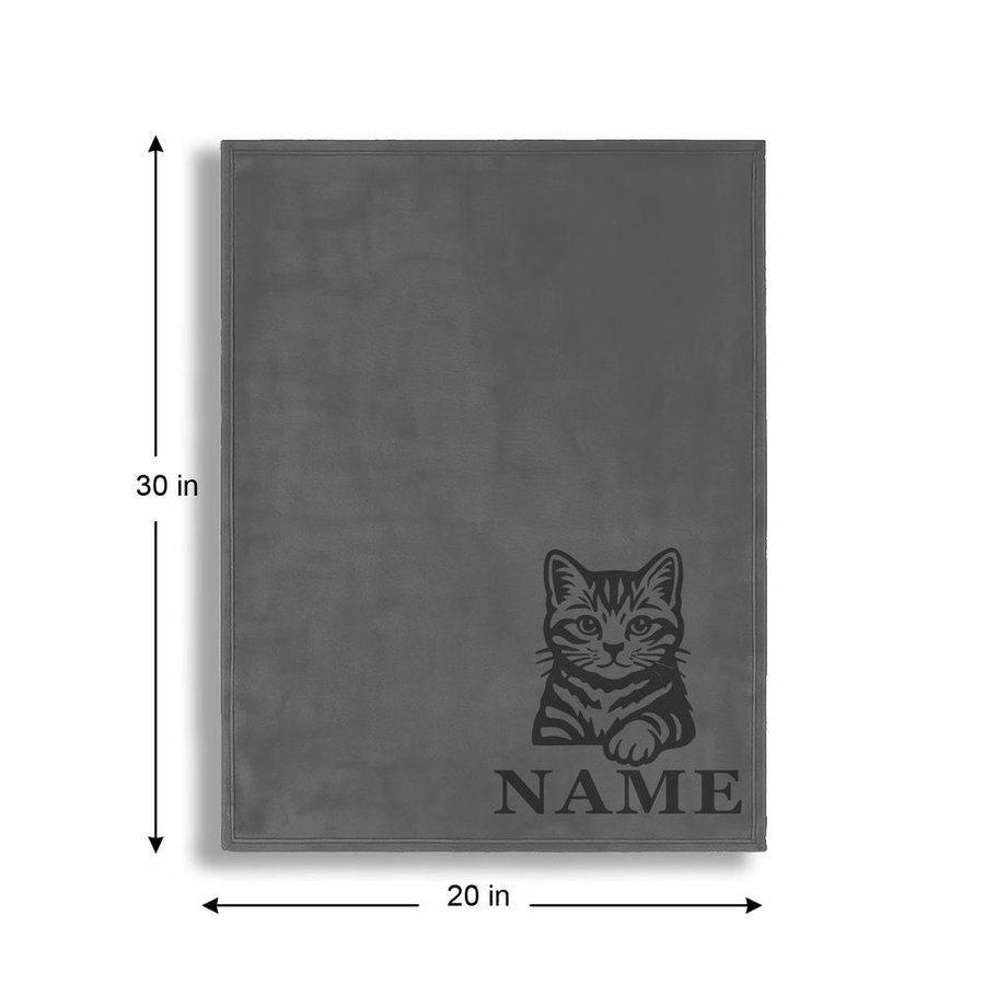 Personalized Fleece Pet Blanket 20x30