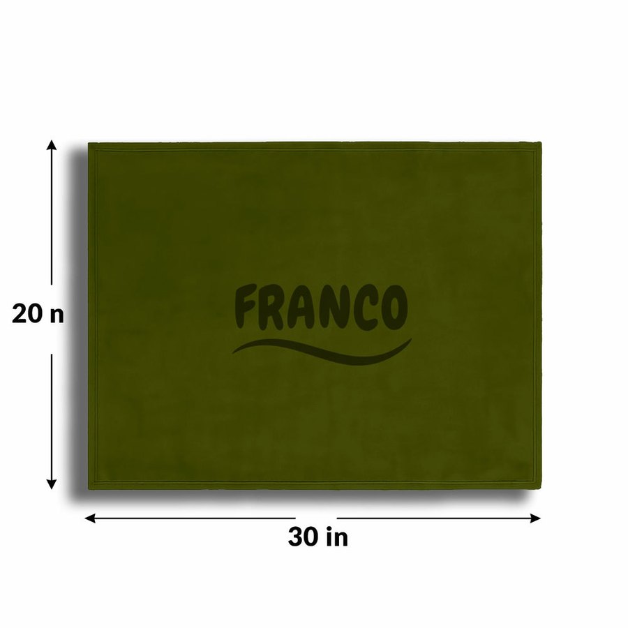 Personalized Fleece Pet Blanket 20x30 Horizontal