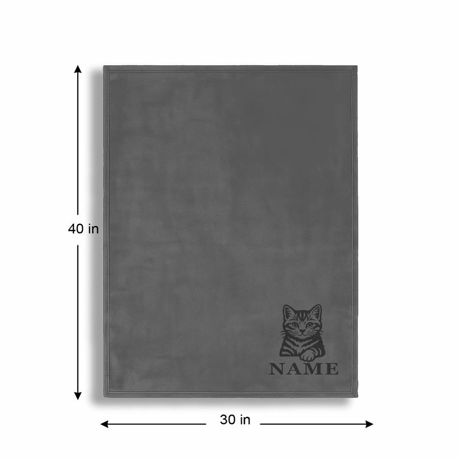 Personalized Fleece Pet Blanket 30x40