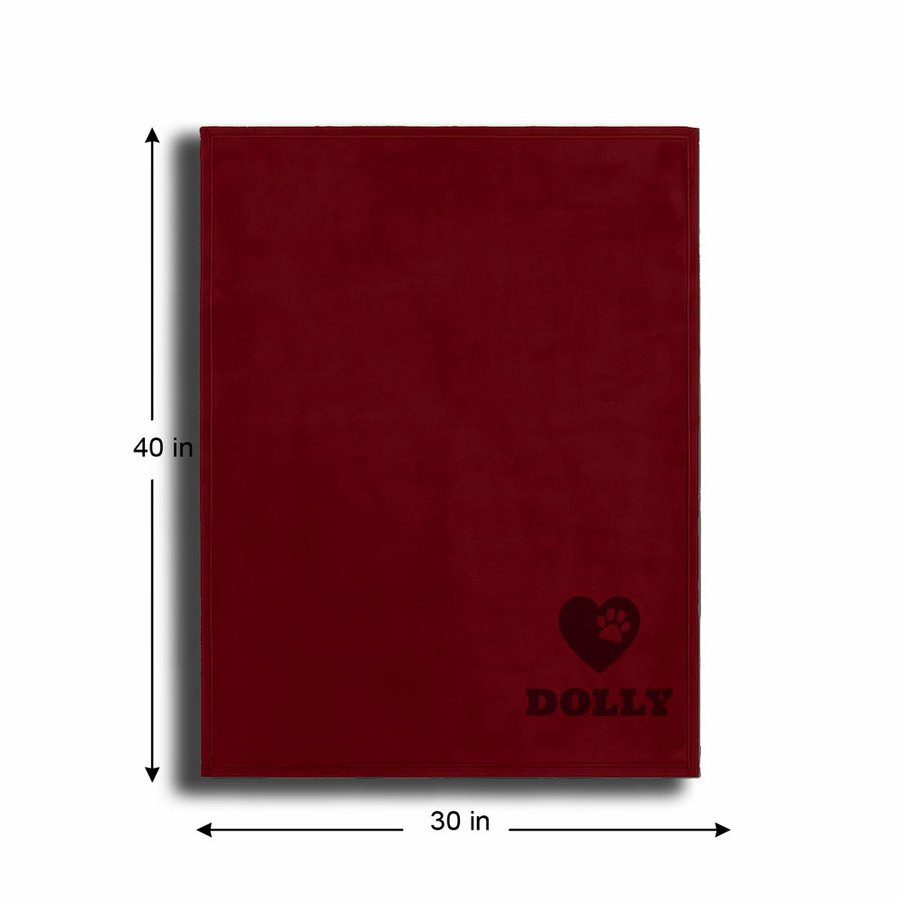 Personalized Fleece Pet Blanket 30x40