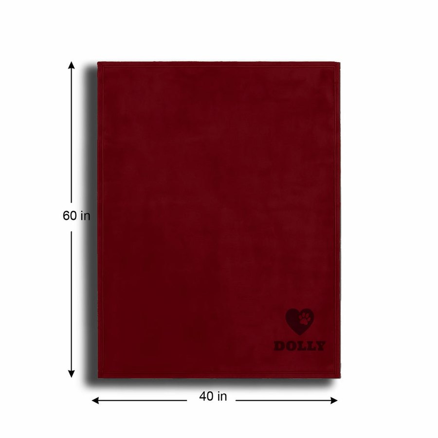 Personalized Fleece Pet Blanket 40x60