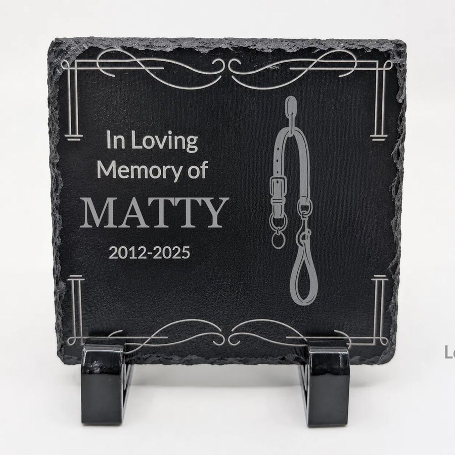 Personalized Pet Memorial Stone with Icon