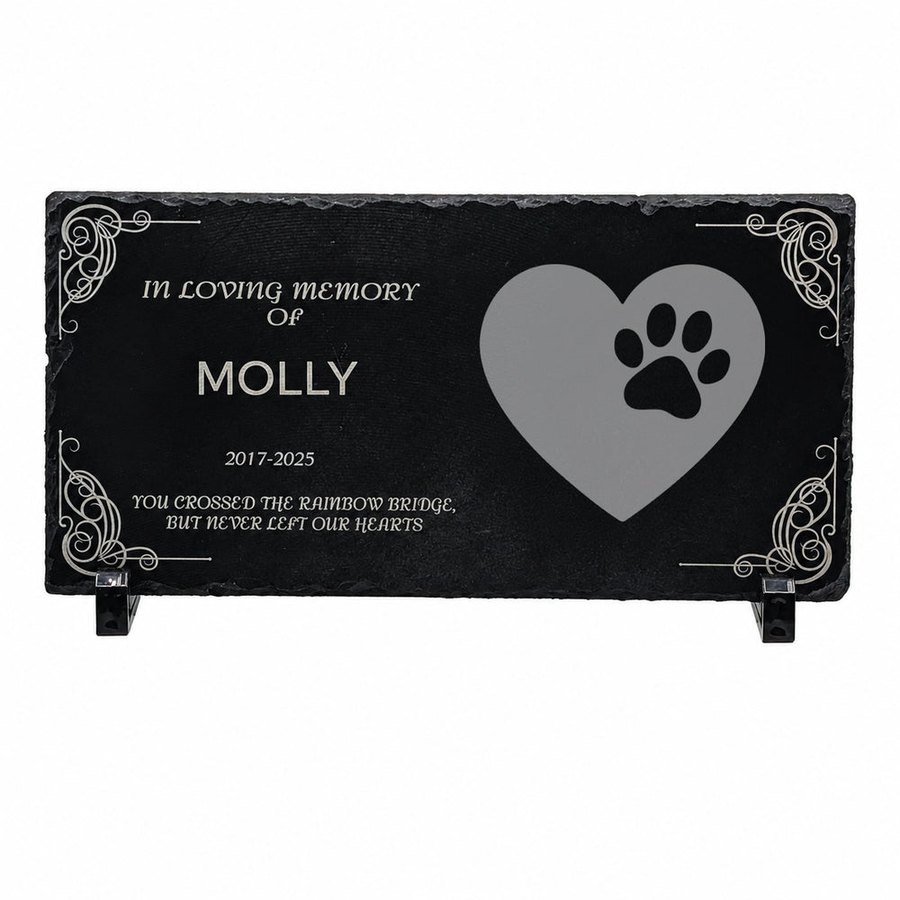 Personalized Pet Memorial Stone with Icon
